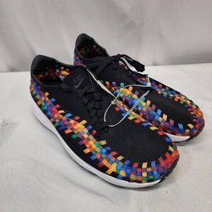 Nike Air Footscape Woven Rainbow Black Multicolor Women’s Size 13 FB1959-002 Ret